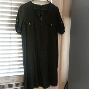 Army green dress